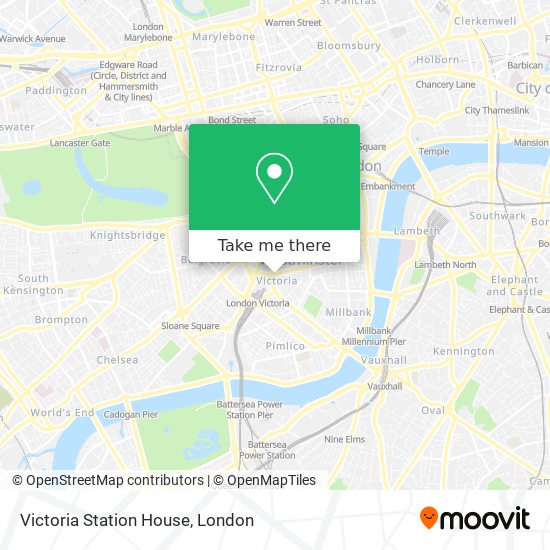 Victoria Station House map