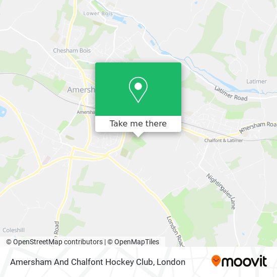 Amersham And Chalfont Hockey Club map