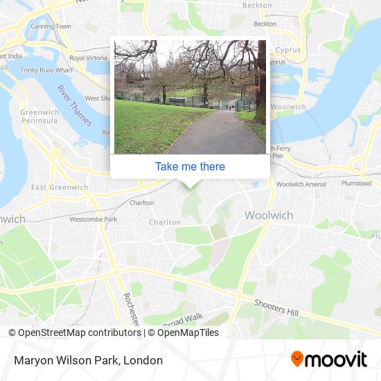 Maryon Wilson Park map