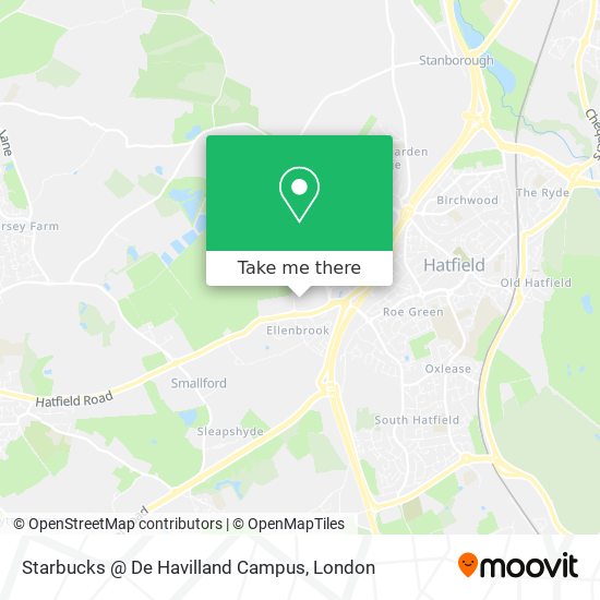 Starbucks @ De Havilland Campus map