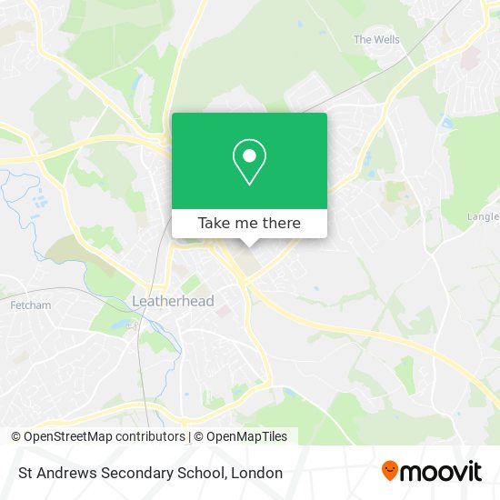 St Andrews Secondary School map