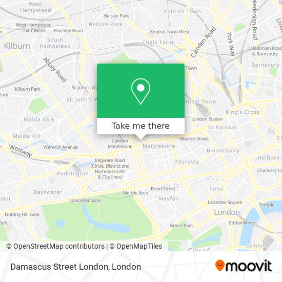 Damascus Street London map