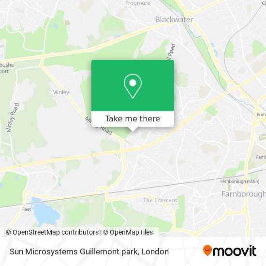 Sun Microsystems Guillemont park map