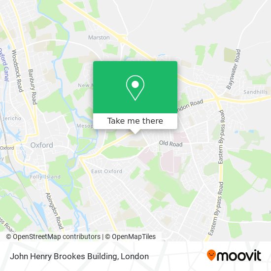 John Henry Brookes Building map