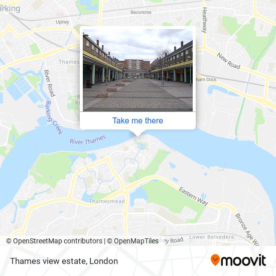 Thames view estate map