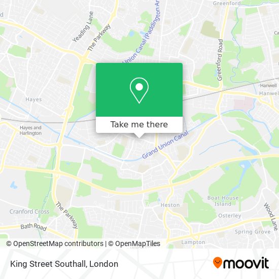King Street Southall map