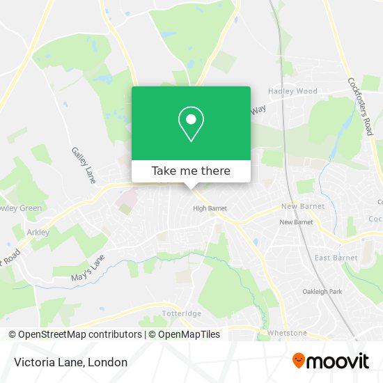 Victoria Lane map