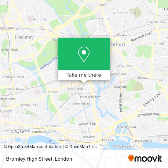 Bromley High Street map
