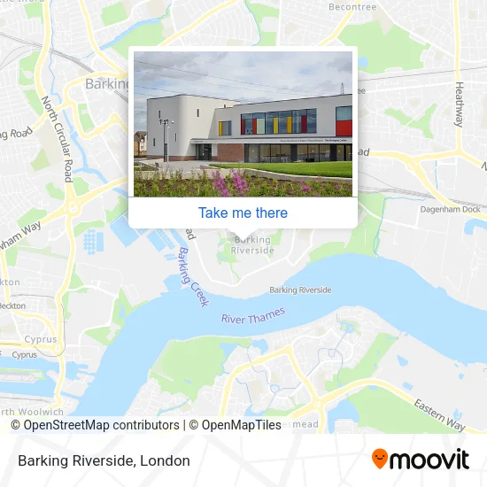 Barking Riverside map