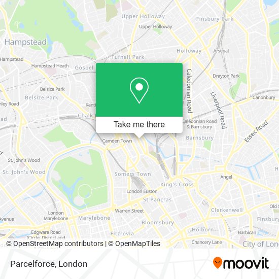 Parcelforce map
