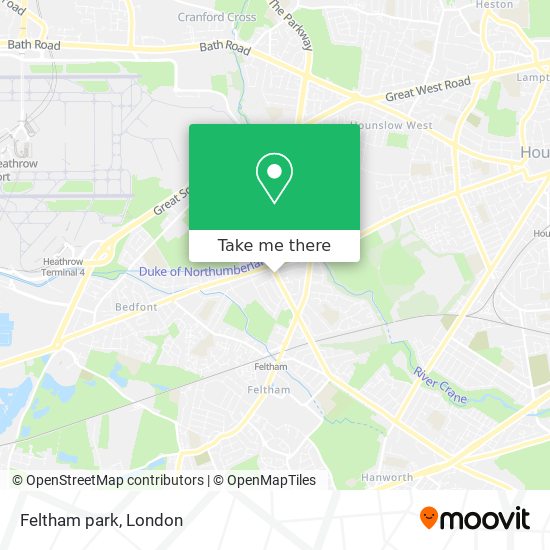 Feltham park map