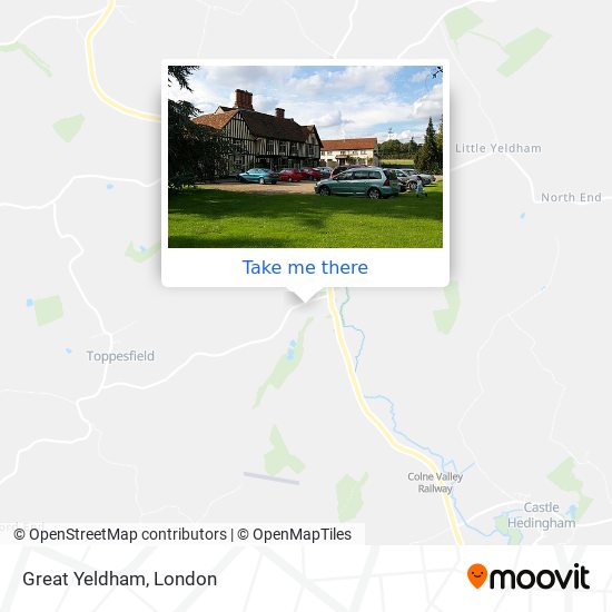 Great Yeldham map