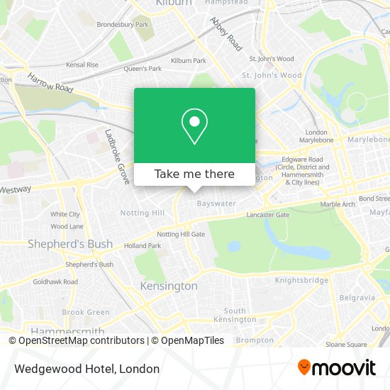 Wedgewood Hotel map