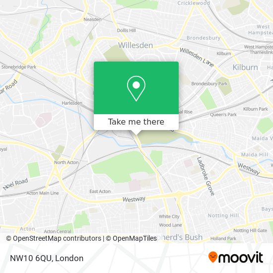 NW10 6QU map