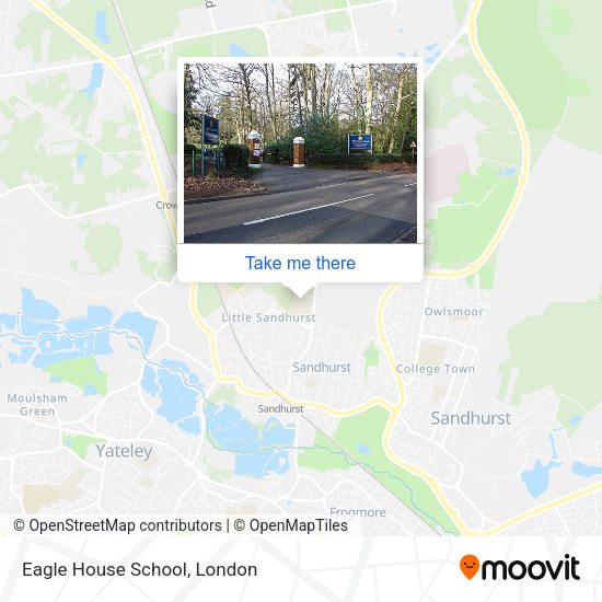 Eagle House School map