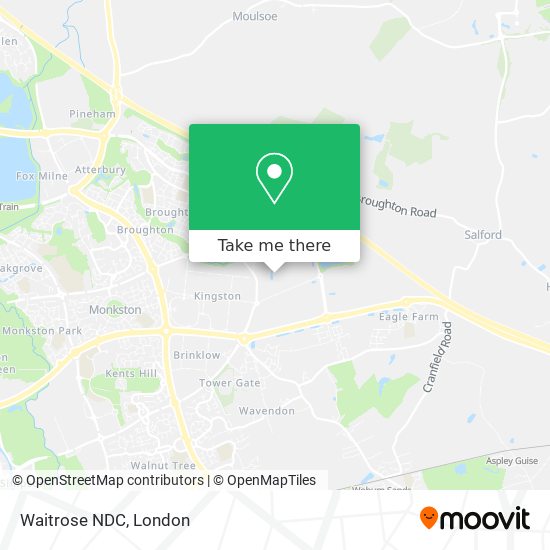 Waitrose NDC map