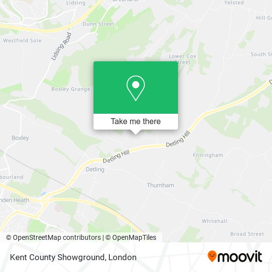 Kent County Showground map