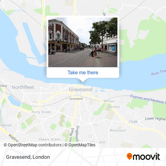 Gravesend map