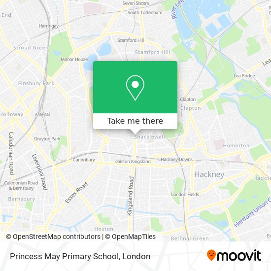 Princess May Primary School map