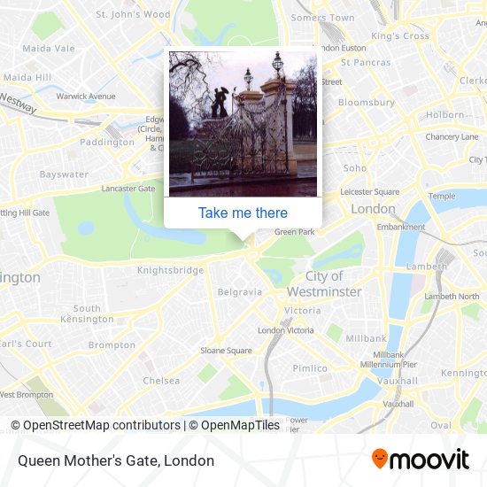 Queen Mother's Gate map