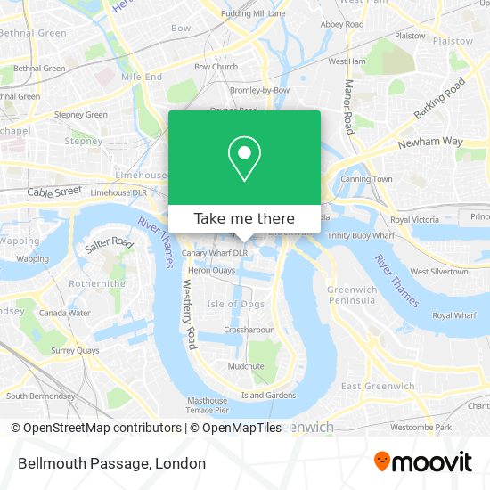 Bellmouth Passage map