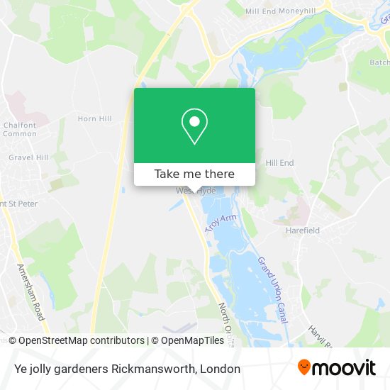 Ye jolly gardeners Rickmansworth map