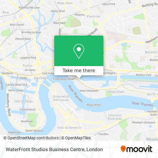 WaterFront Studios Business Centre map
