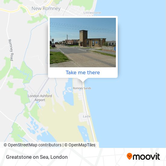 Greatstone on Sea map