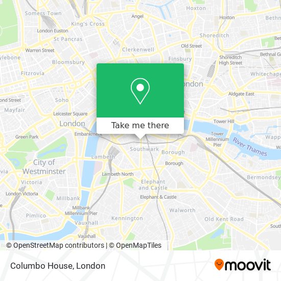 Columbo House map