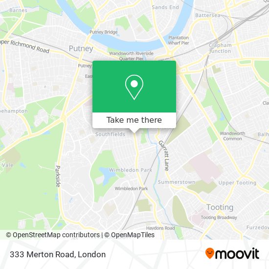 333 Merton Road map
