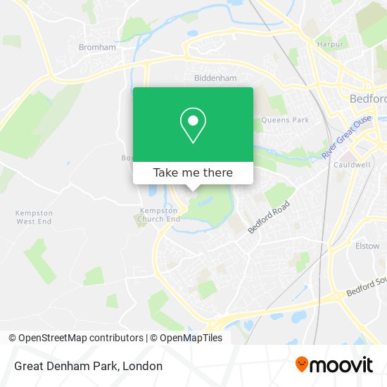 Great Denham Park map