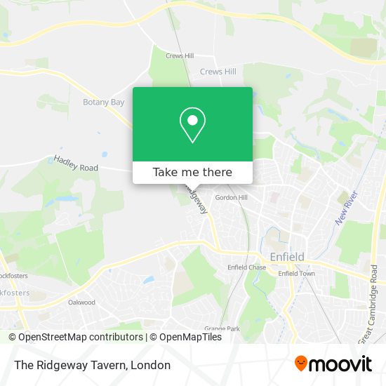 The Ridgeway Tavern map