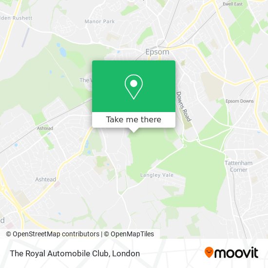 The Royal Automobile Club map