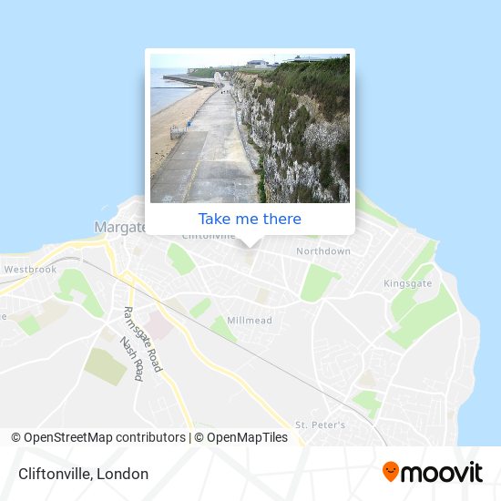 Cliftonville map