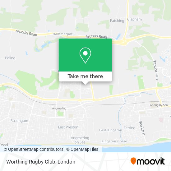 Worthing Rugby Club map