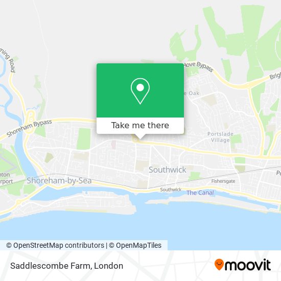 Saddlescombe Farm map