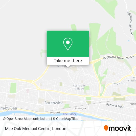 Mile Oak Medical Centre map