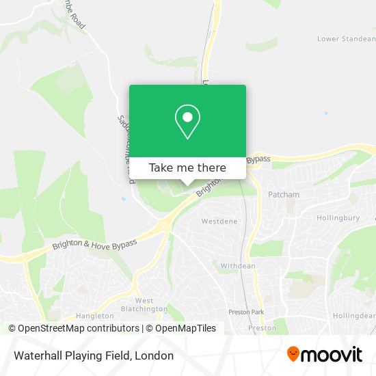 Waterhall Playing Field map