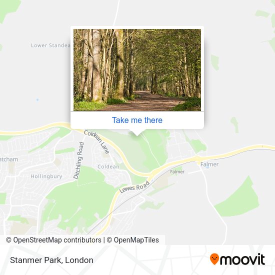 Stanmer Park map