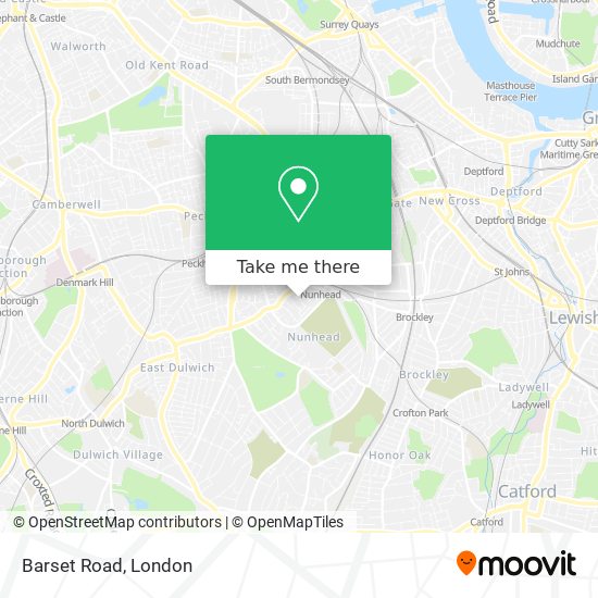 Barset Road map