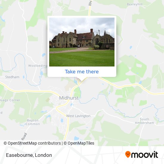 Easebourne map