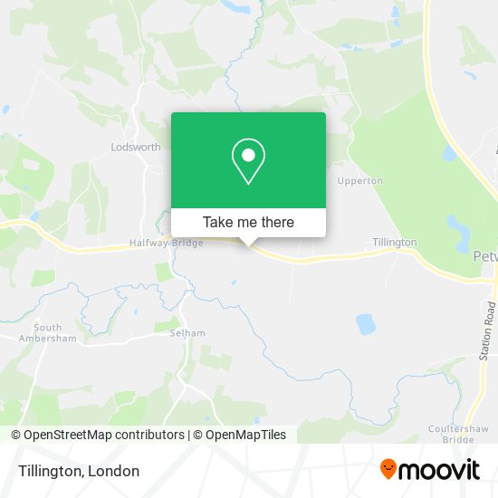 Tillington map