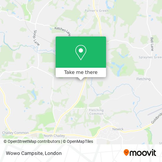 Wowo Campsite map