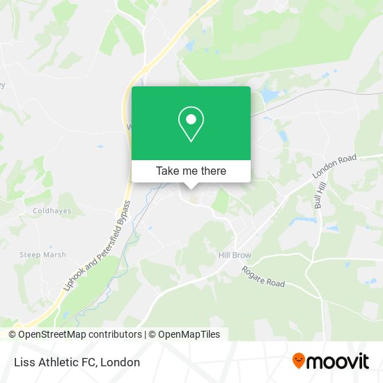 Liss Athletic FC map