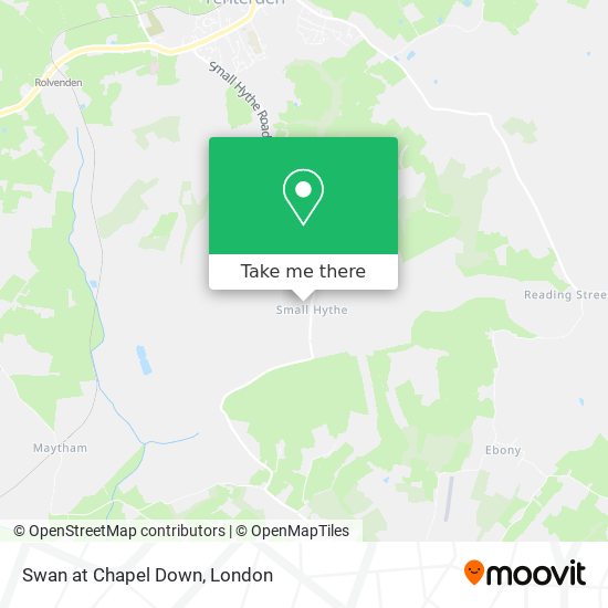 Swan at Chapel Down map