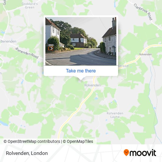 Rolvenden map