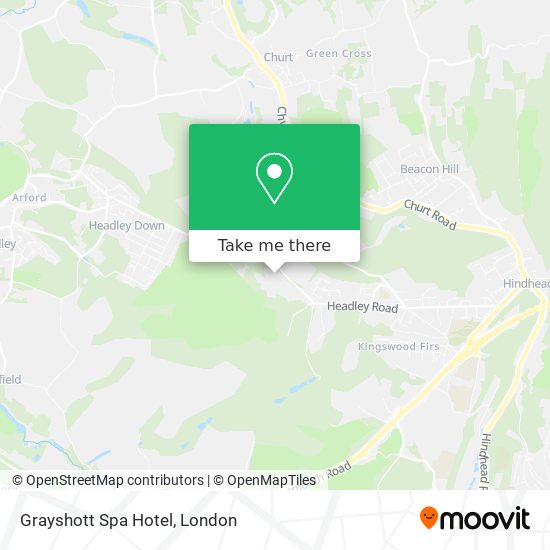 Grayshott Spa Hotel map