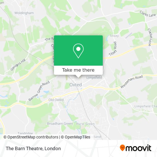 The Barn Theatre map