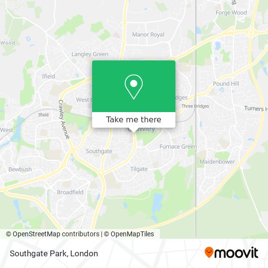 Southgate Park map
