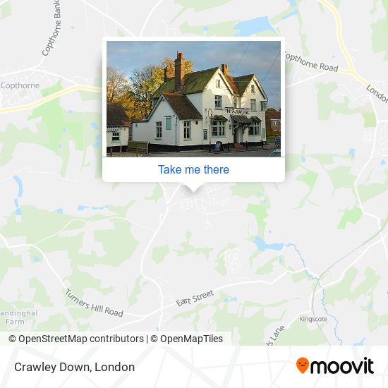 Crawley Down map